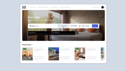 UX/UI Animation of Travel Tech Company